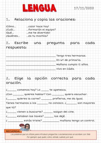 Otras palabras con tilde