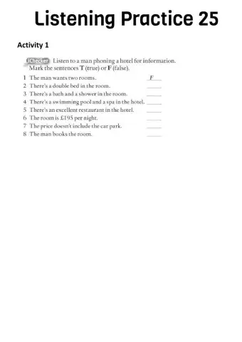 Listening there is-are