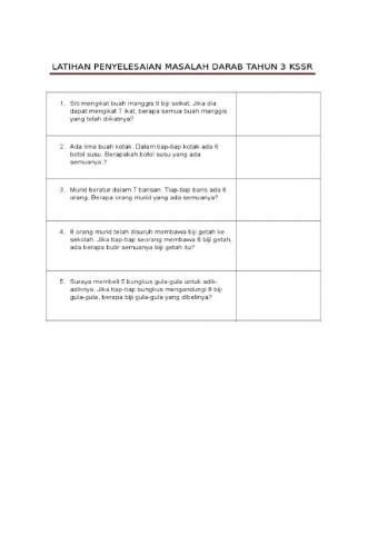 Darab Penyelesaian Masalah