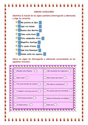 Signos auxiliares