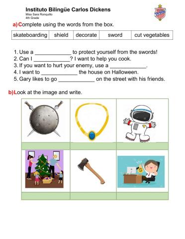 16 - Vocabulary Practice - November 25th