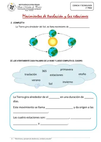 Movimiento de traslación