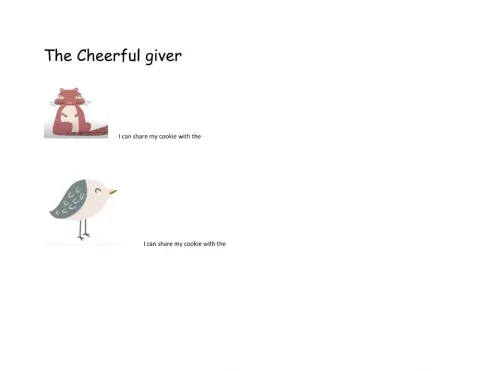 Gratitude , the cheerful giver