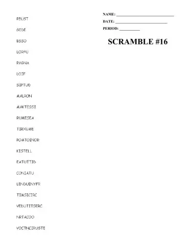 Scramble -16