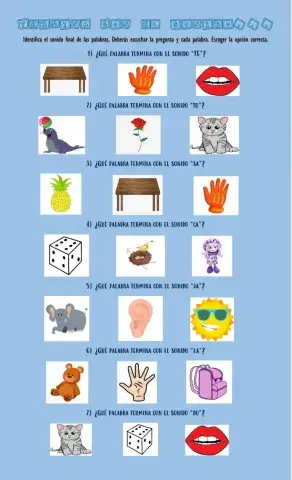¿Como termina la palabra...?