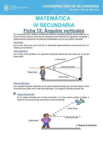 Angulos verticales