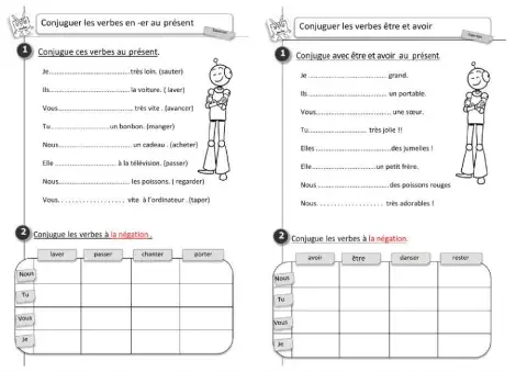 EXERCICES SUR LE PRESENT