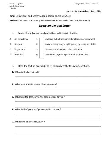 Living longer and better