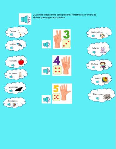 Conciencia silábica.