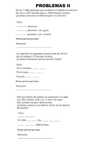 Problemas II