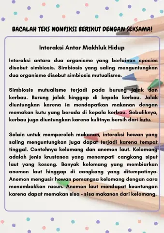 Informasi Teks Nonfiksi dan Ide Pokok Paragraf
