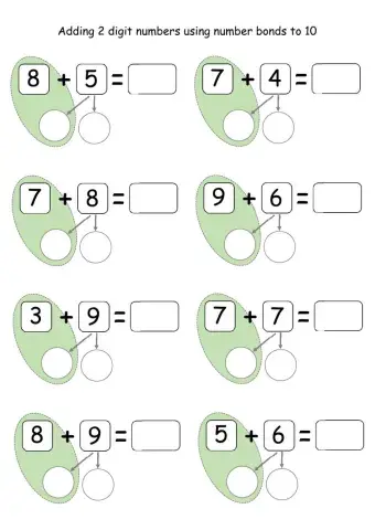 Addition using Number Bonds