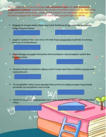 Kesalahan ejaan dan imbuhan