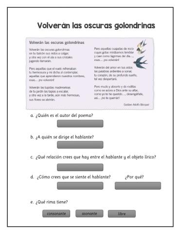 Volverán las oscuras golondrinas
