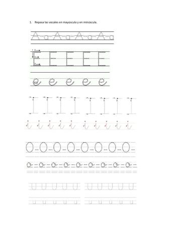 Vocales lectoescritura