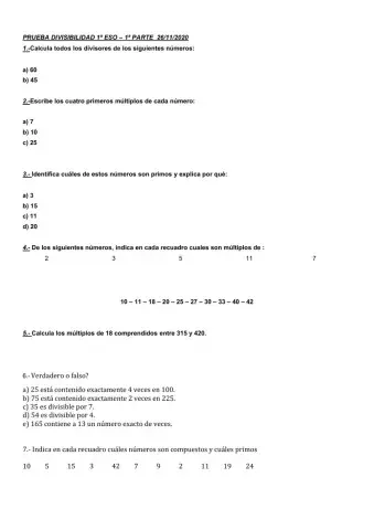 Prueba mates 1esoabc