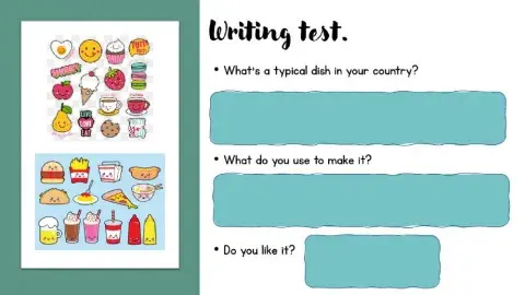 Writing-speaking-food