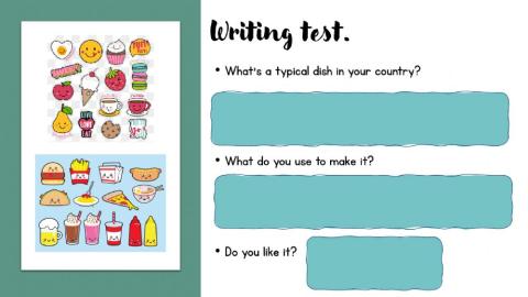 Writing-speaking-food