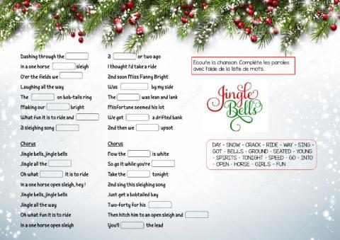 Christmas - Jingle Bells fill in