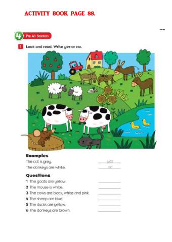 1 GRADO ACTIVITY BOOK PAGES 88,89 AND 90