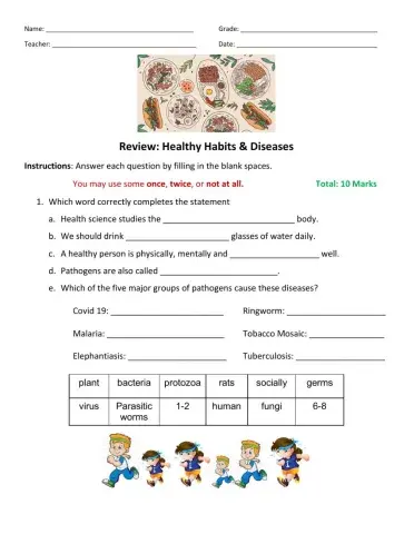 Health & Pathogenic Diseases