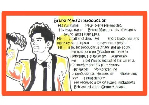 Bruno Mars's introduction