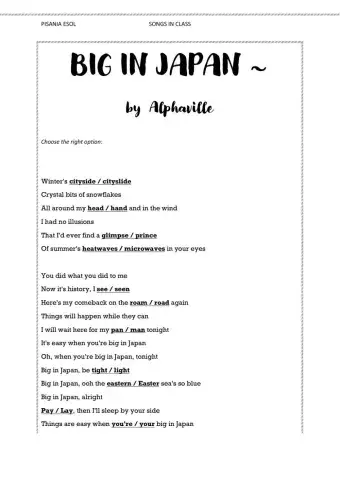 Big in Japan Alphaville 80s songs