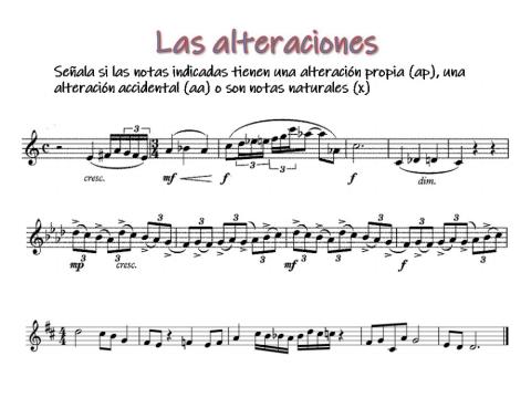 Las alteraciones