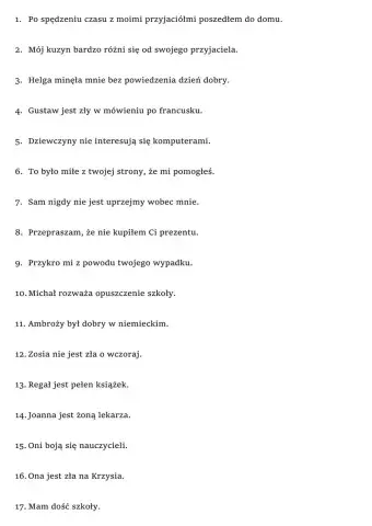 Prepositional phrases