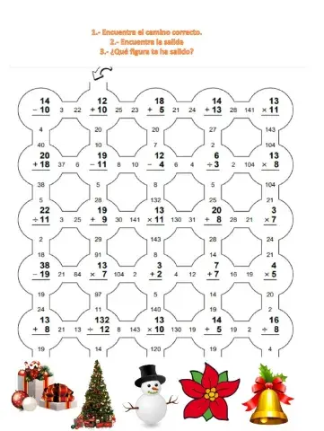 Matematicas NAVIDEÑAS