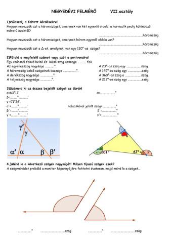 Negyedévi összefoglaló