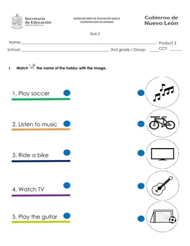 2nd grade November quiz