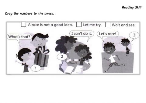 WB p110-Drag the numbers to the boxes