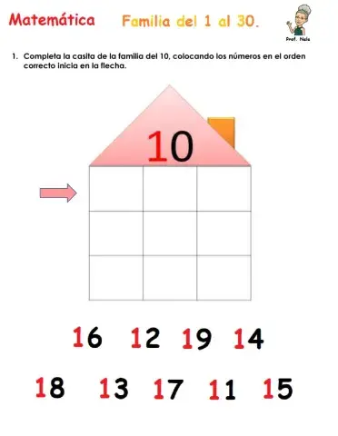 Familia del del 10 al 30
