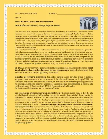 Historia de derechos humanos