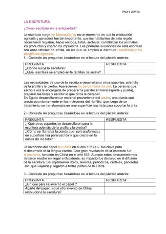 Historia de la escritura