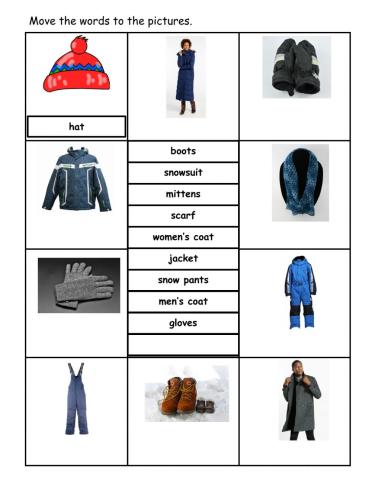 Winter Clothing Matchup