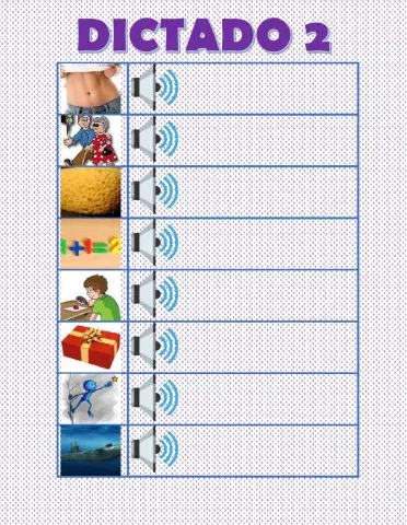 Dictado 2. noviembre