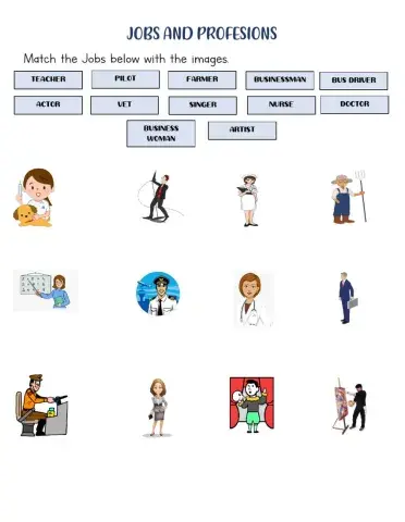 Professions and jobs