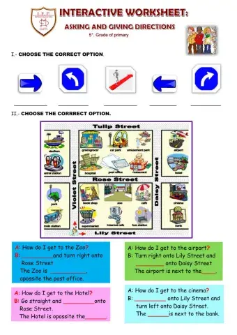 Asking and giving directions