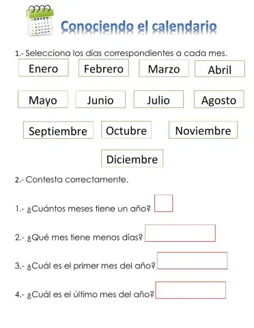 El calendarios