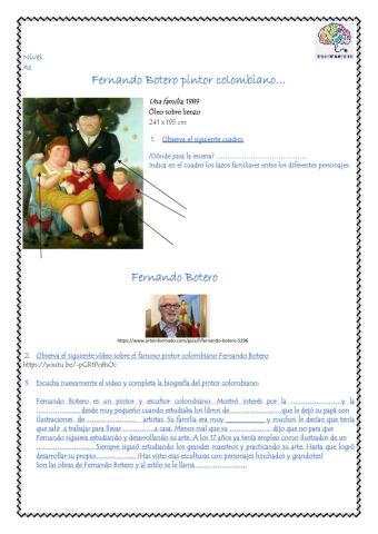Aprende sobre Fernando Botero Pintor colombiano 