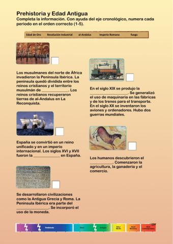 Etapas de la Historia