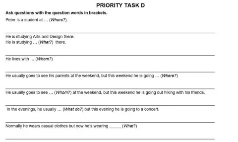 Group A-PRIORITY TASK D