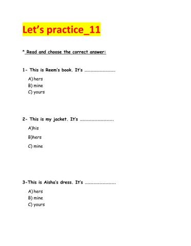 Let's practice more -11
