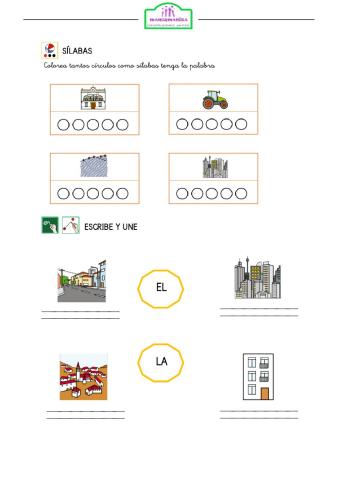 Conciencia silábica, localidad