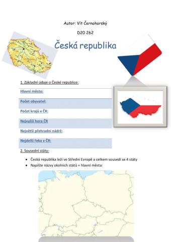 Pracovní list - Česká republika