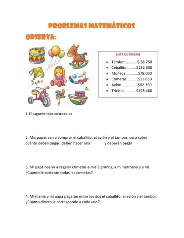 Problemas matemáticos