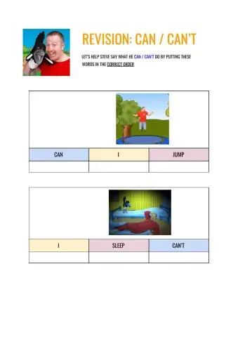 Revision: Can-Can't with Steve!