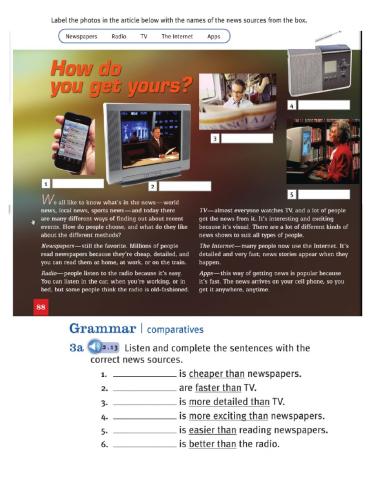 Comparatives - superlatives